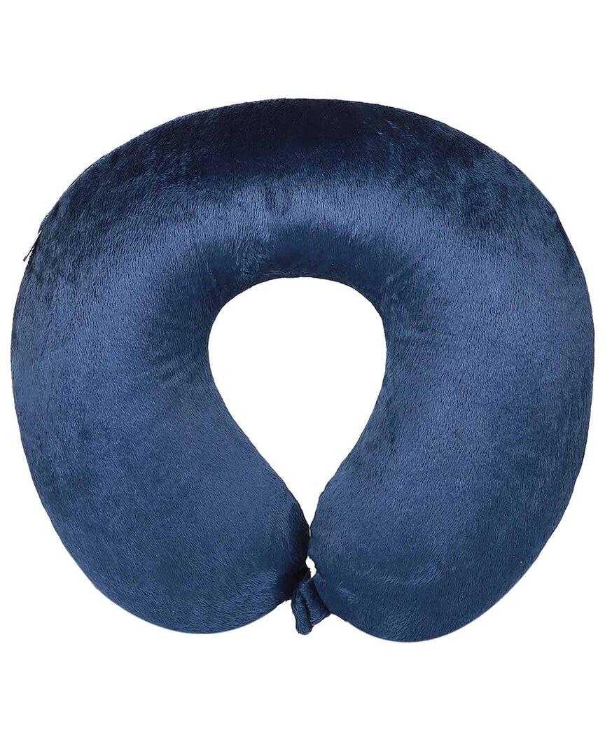 Bon Voyage Solid Memory Foam Travel Neck Pillow