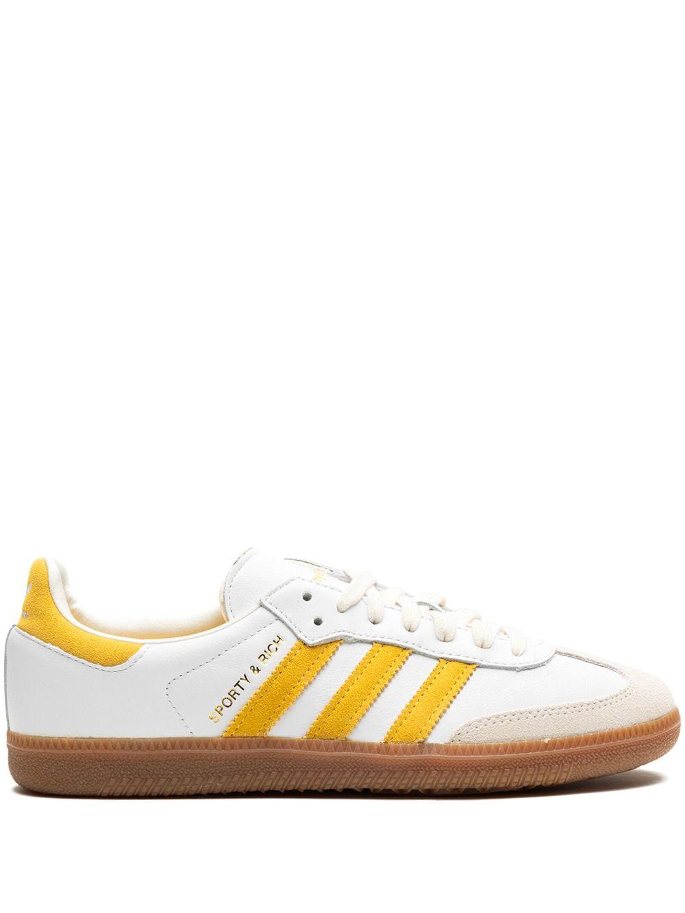 adidas Samba OG "SPORTY & RICH - White Bold Gold" sneakers
