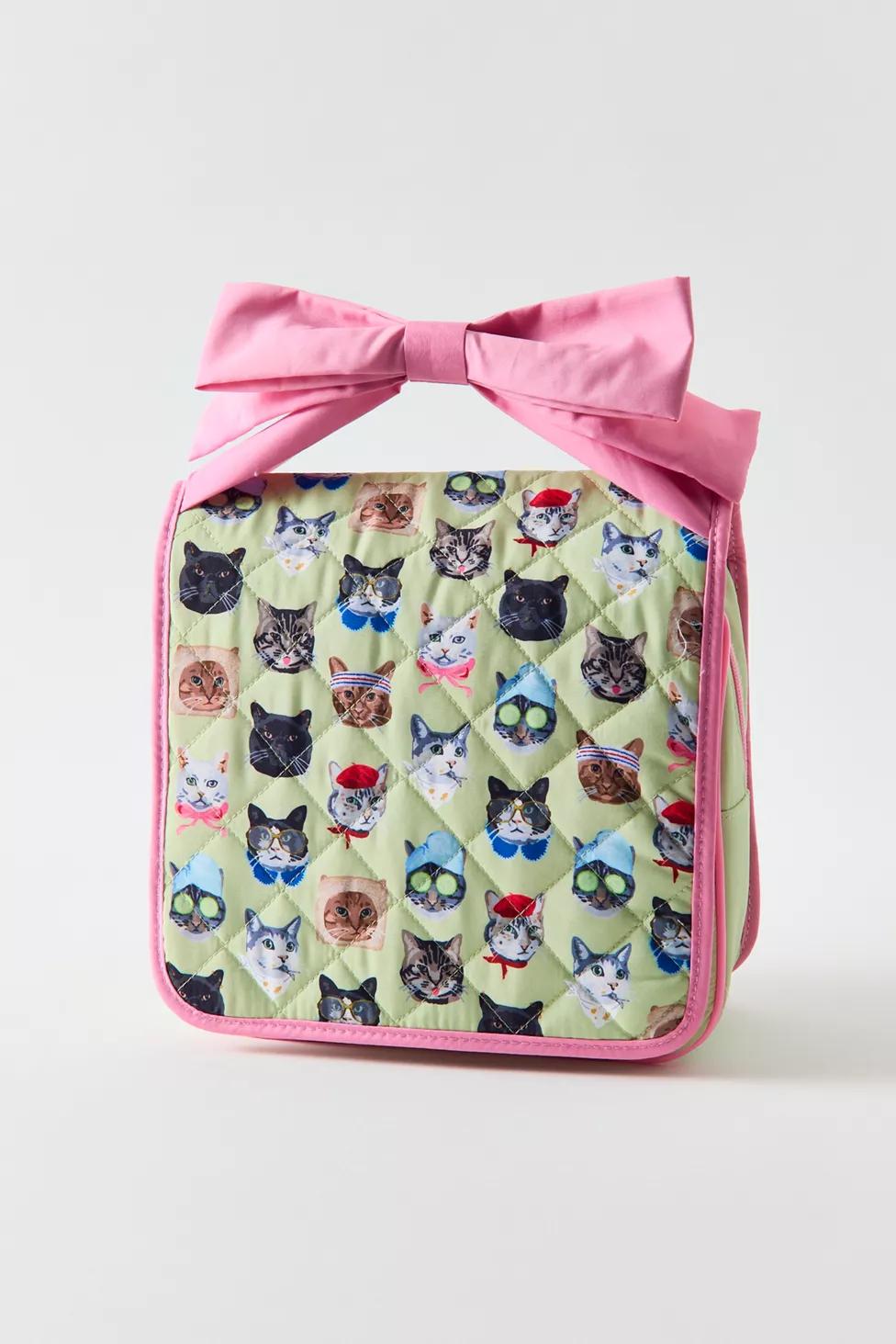 UO Patterned Large Travel Makeup Bag