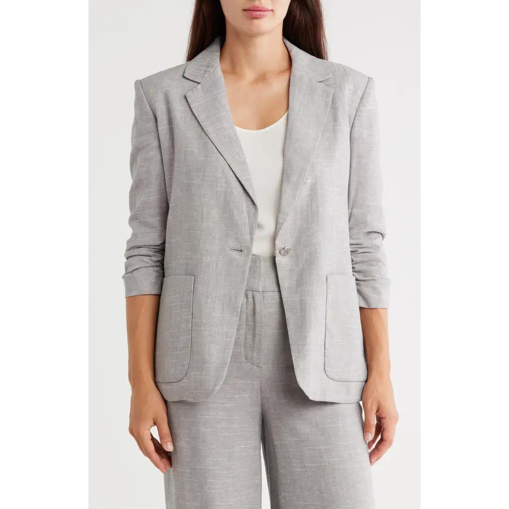 Calvin Klein Scrunched Sleeve Blazer