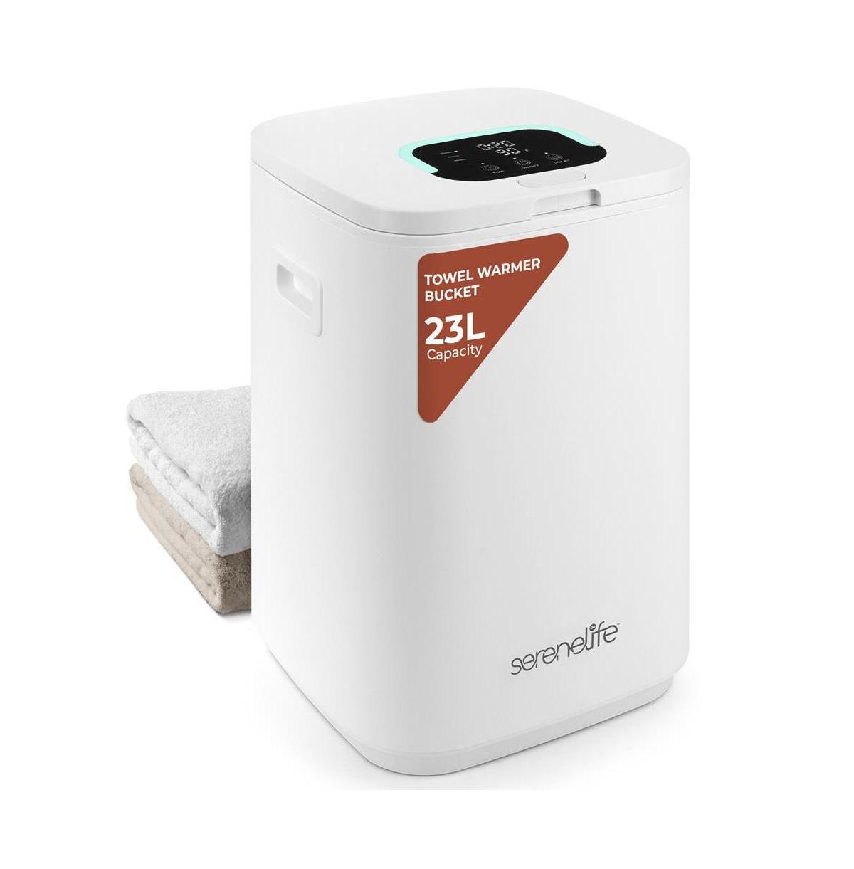 SereneLife Towel Warmer Bucket, 23L, Adjustable Timer