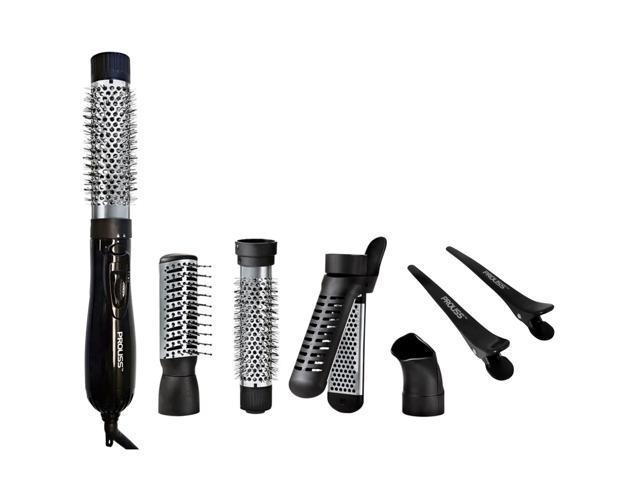 Proliss AirStyler 4-in-1 Interchangeable Styling Set w/ Sectioning Hair Clips