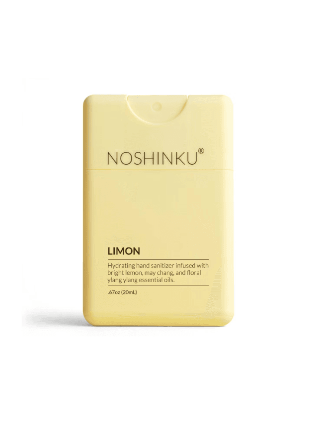 NOSHINKU Refillable Limon Ultra Moisturizing Pocket Sanitizer - Travel Size - 20ml